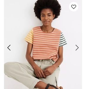 EUC Madewell Boxy Crop Tee sz XXS